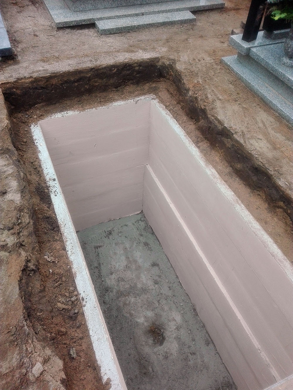 Budowa grobowców Wschowa